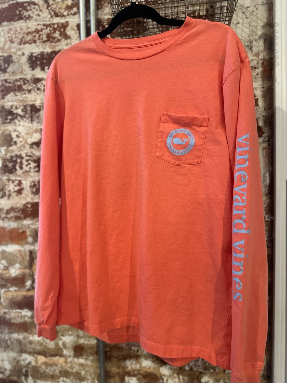 Vineyard Vines Men's Long-Sleeve Pocket Tee, Size Medium